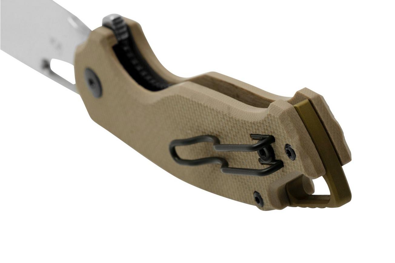 MKM Vincent VCN-GTS Satin N690CO, Tan G10, OD Green Aluminum zakmes, Jesper Voxnaes design