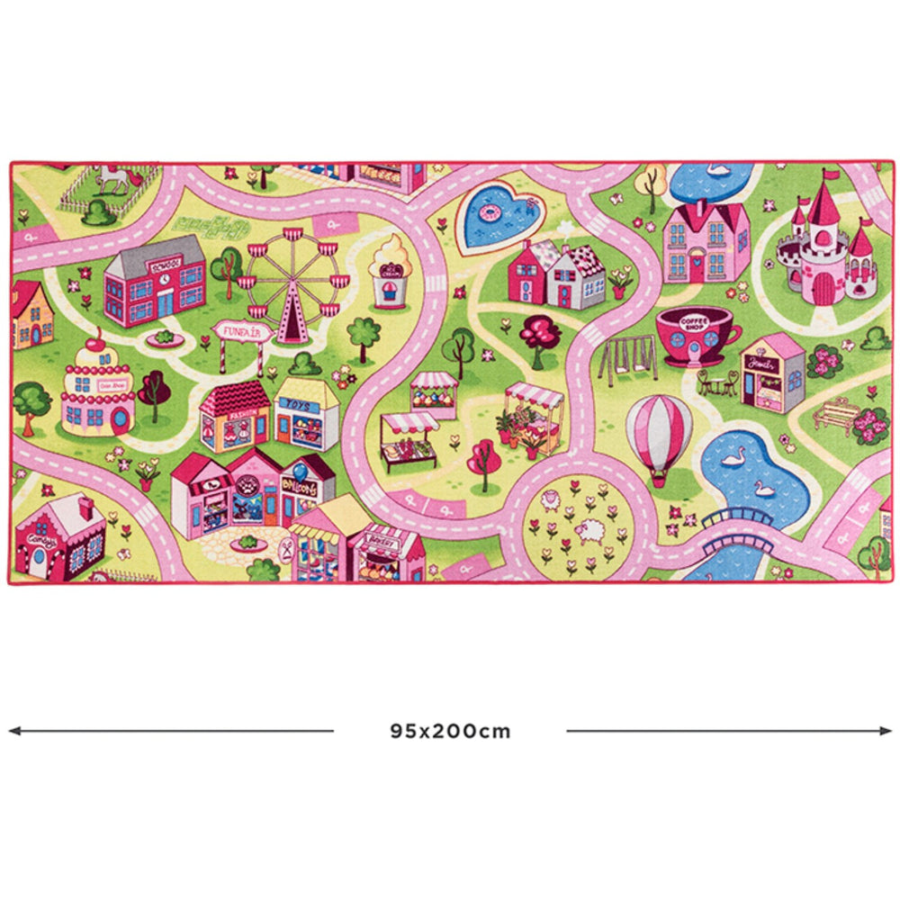 Køb Rebel Roads Fairground Life Gulvtæppe - 95 X 200 Cm