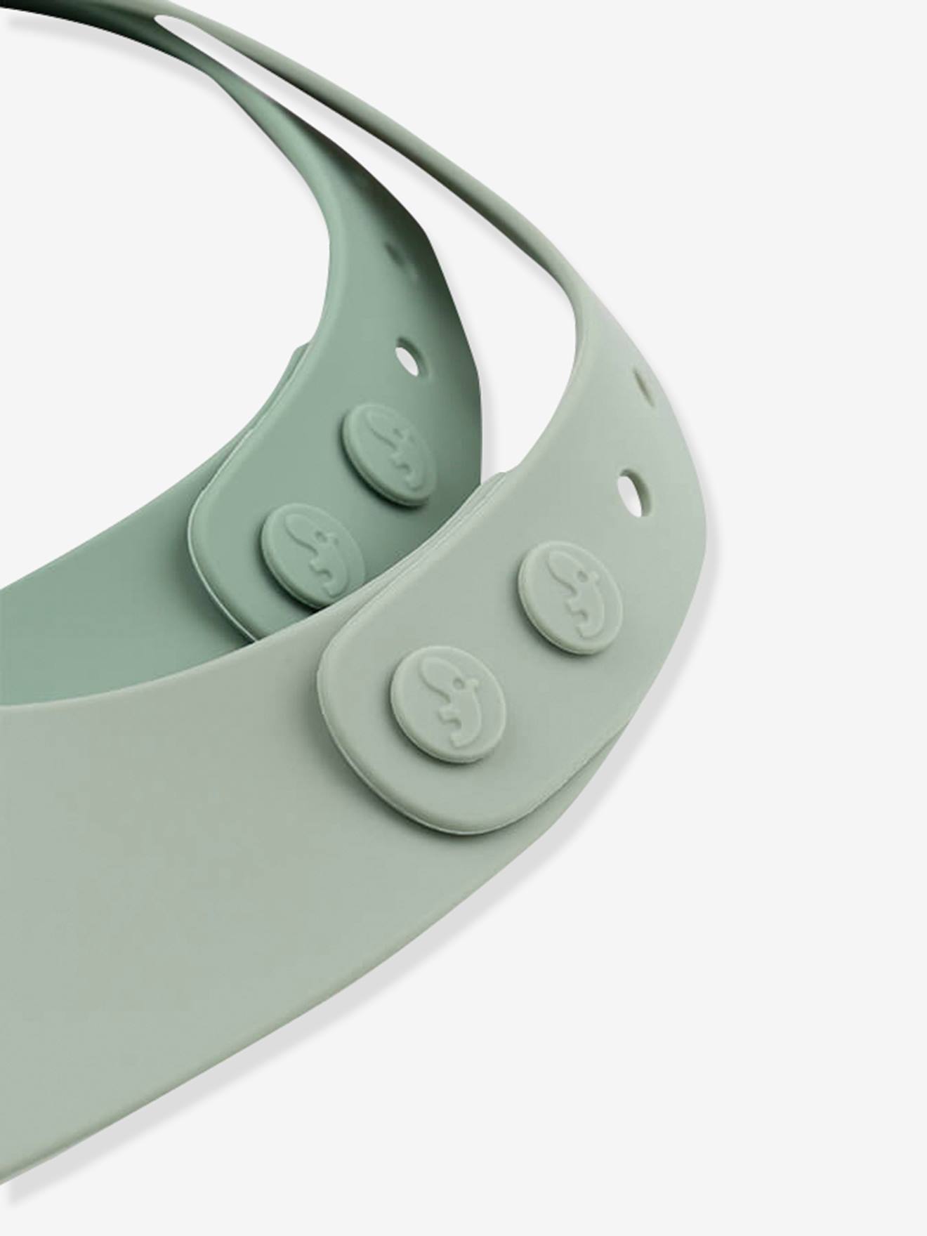 Pacote com 2 babadores de silicone em formato de crocodilo