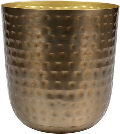 TS bloempot Mayren goud D 15 H 16 cm