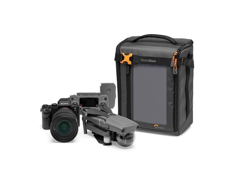 Lowepro Kameratasche GearUp Creator Box XL II (GRL) Grau Reise-Organizer und Tasche für spiegellose Kameras, digitale Geräte, Kabel und Zubehör