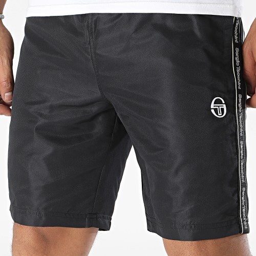 Short Jogging A Bandes Midday 40298 Noir