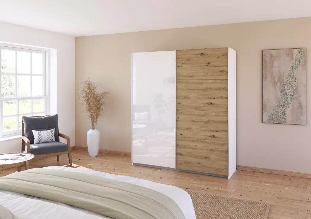 Schwebetürenschrank Quadra 181 x 210 cm