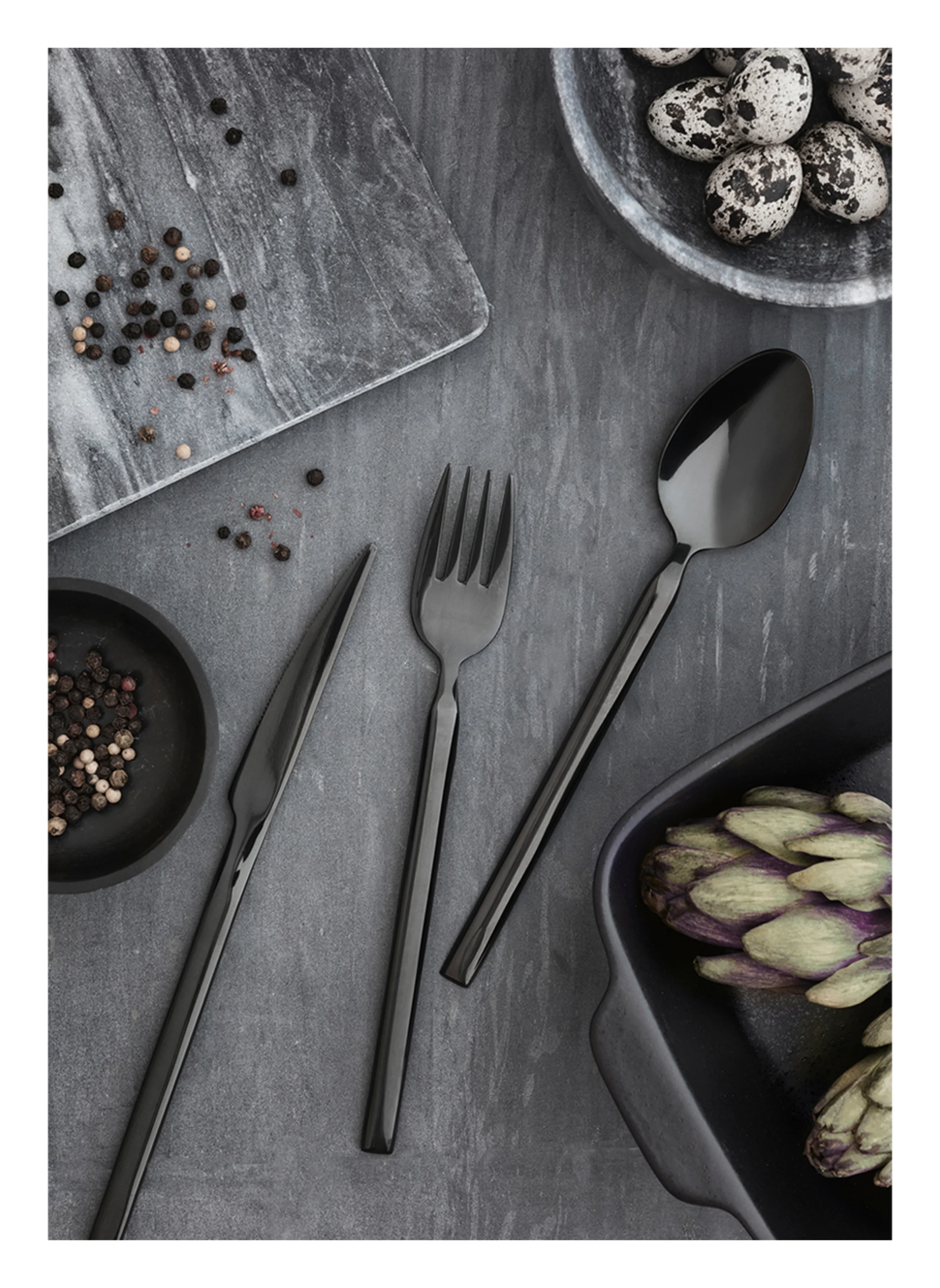 BROSTE COPENHAGEN 4-tlg. Besteck-Set SLETTEN