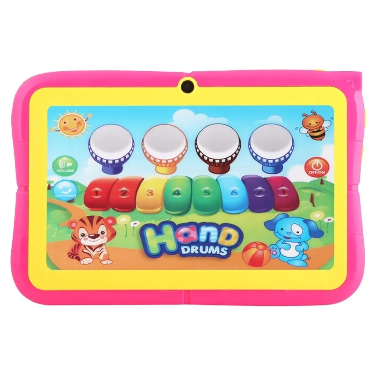 Yonis Tablette enfant 7 pouces Rose
