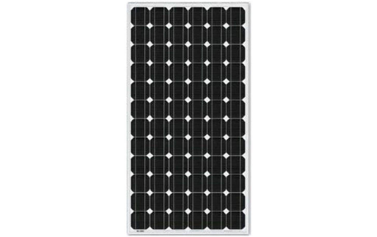 Solarpanel 130W - 1200 x 668 x 30 mm<br>Monokristallines Solarmodul