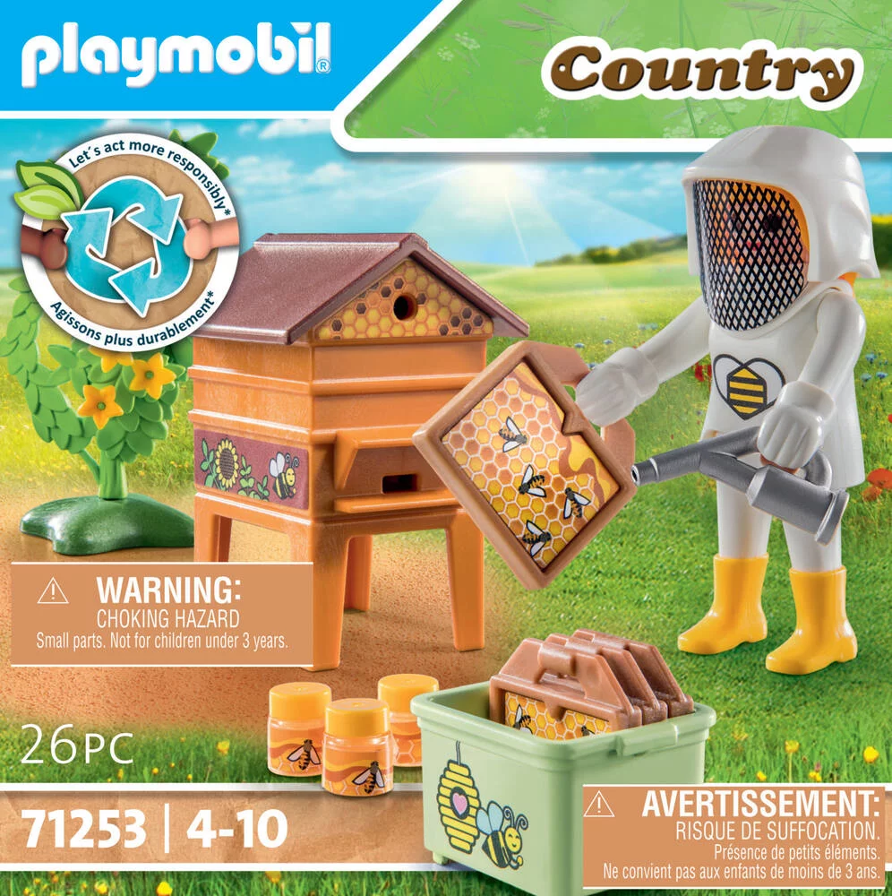 COUNTRY - APICULTRICE AVEC RUCHE - 71253