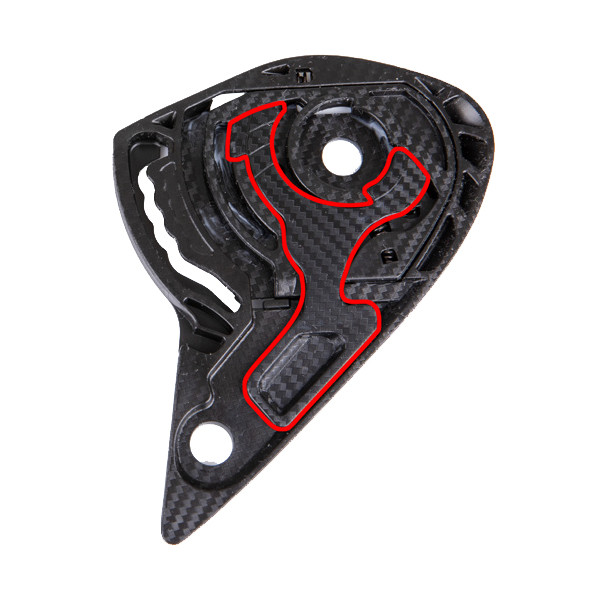 Scorpion - Ecran 2D Exo-1400 Air / 1400 Carbon Air / R1 Air / R1 Carbon Air / Exo-520 Air| KDF-16-2 59-520 Transparent