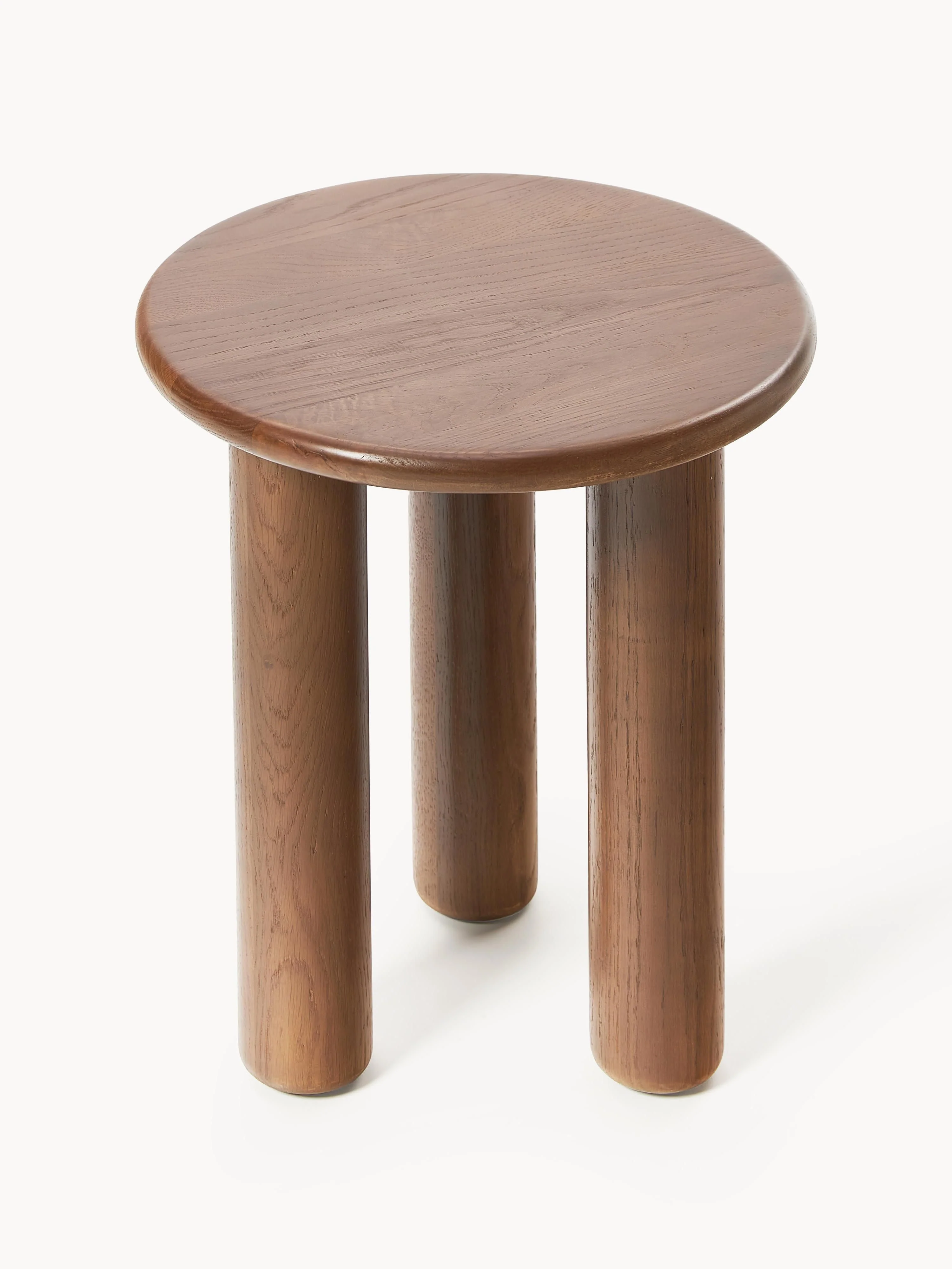 Ronde bijzettafel Didi van eikenhout