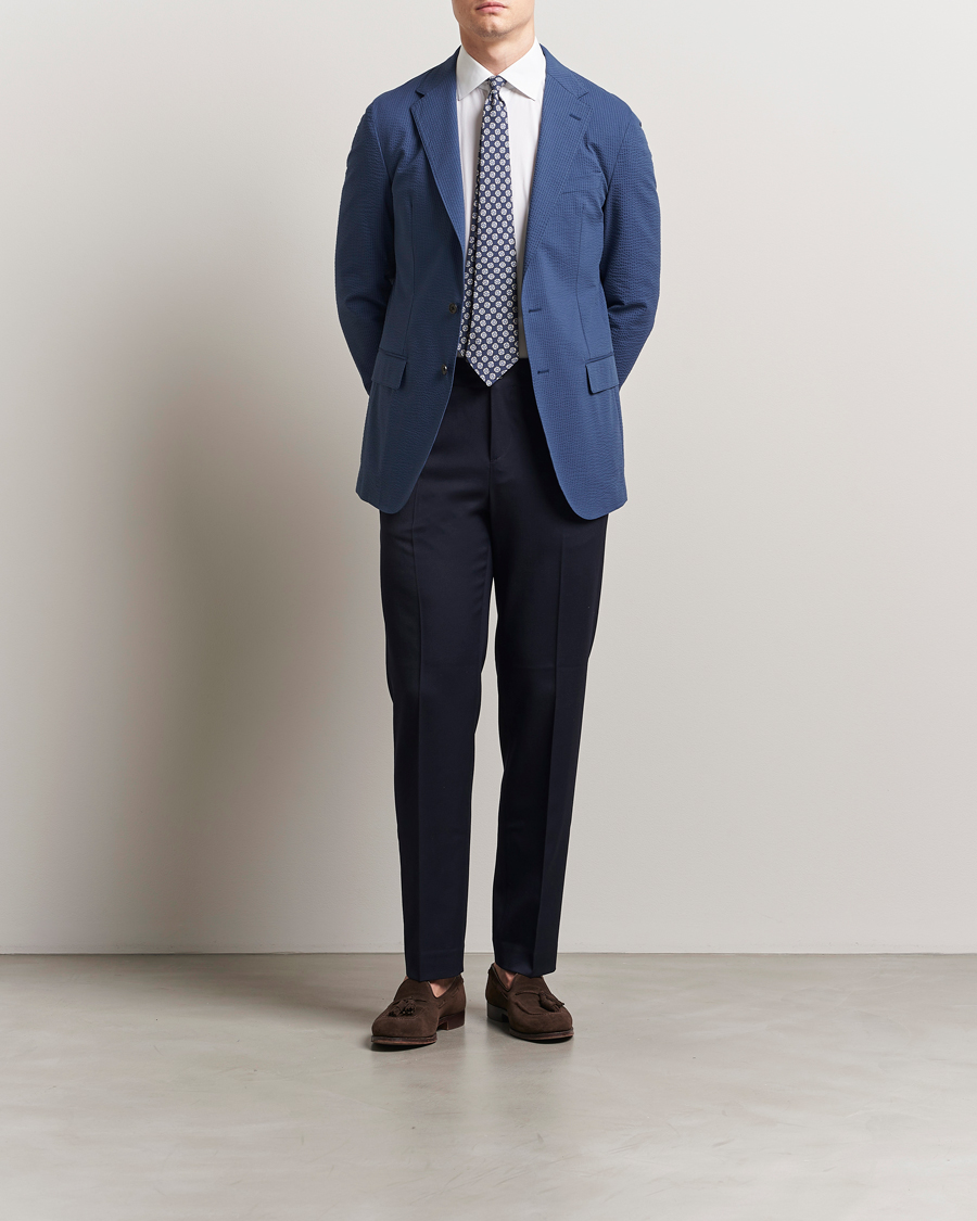 Polo Ralph Lauren Seersucker Sportcoat Blue Sea