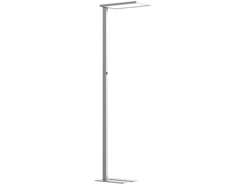 Contini Bürostehleuchte dimmbar 30W, 7500 lm, 6000K – Silbe Büro-Stehlampe»