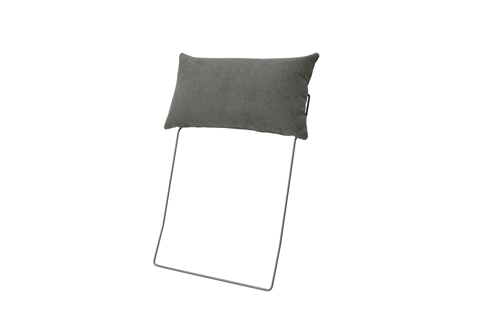 Viken nakkestøtte 55 cm bredde i tekstil Brooklyn 3 Grey