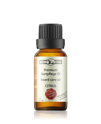 Golddachs Bartpflege Premium Bartpflegeöl Citrus 20ml