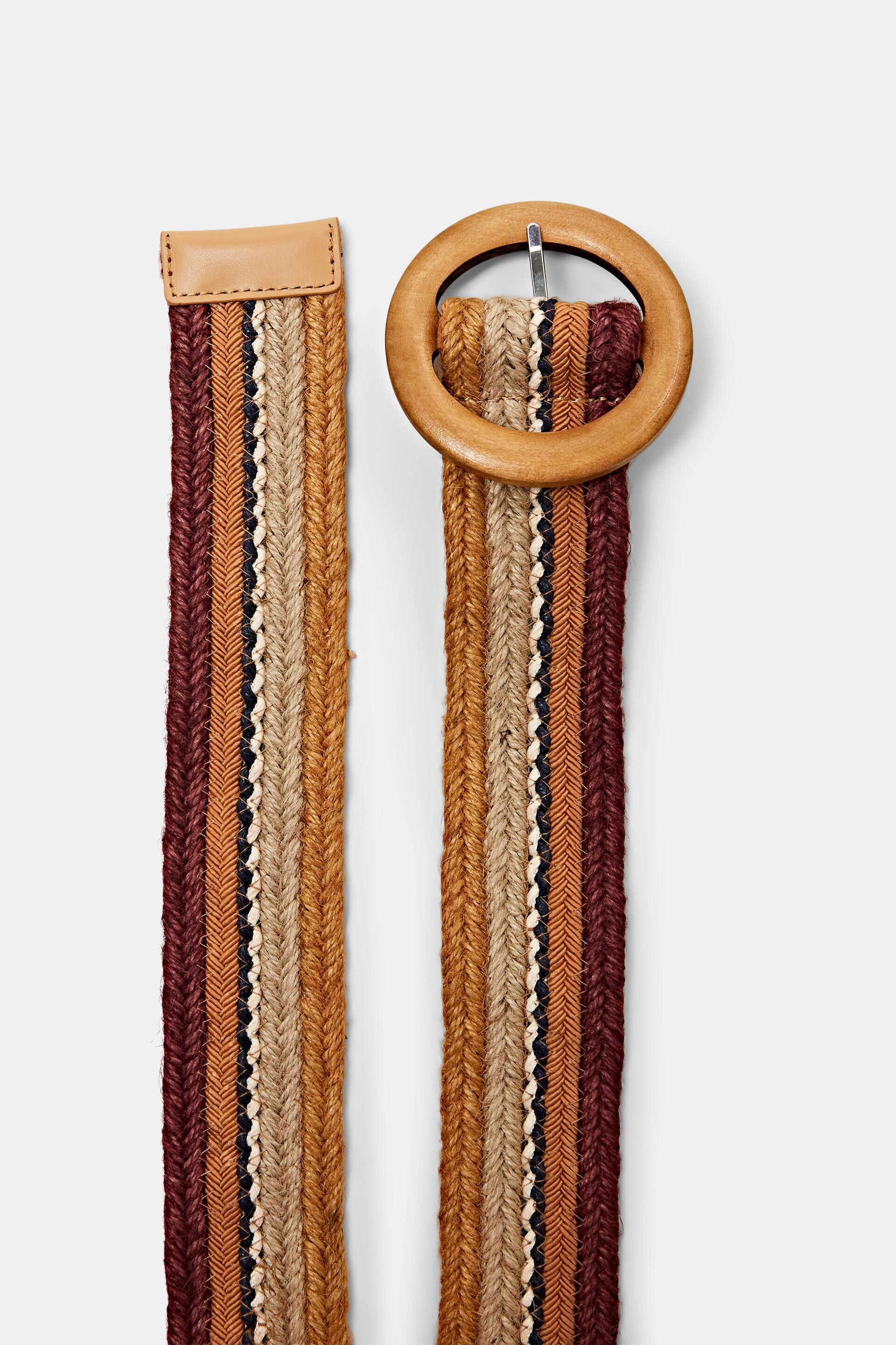 Ceinture tissée en ramie mélangée