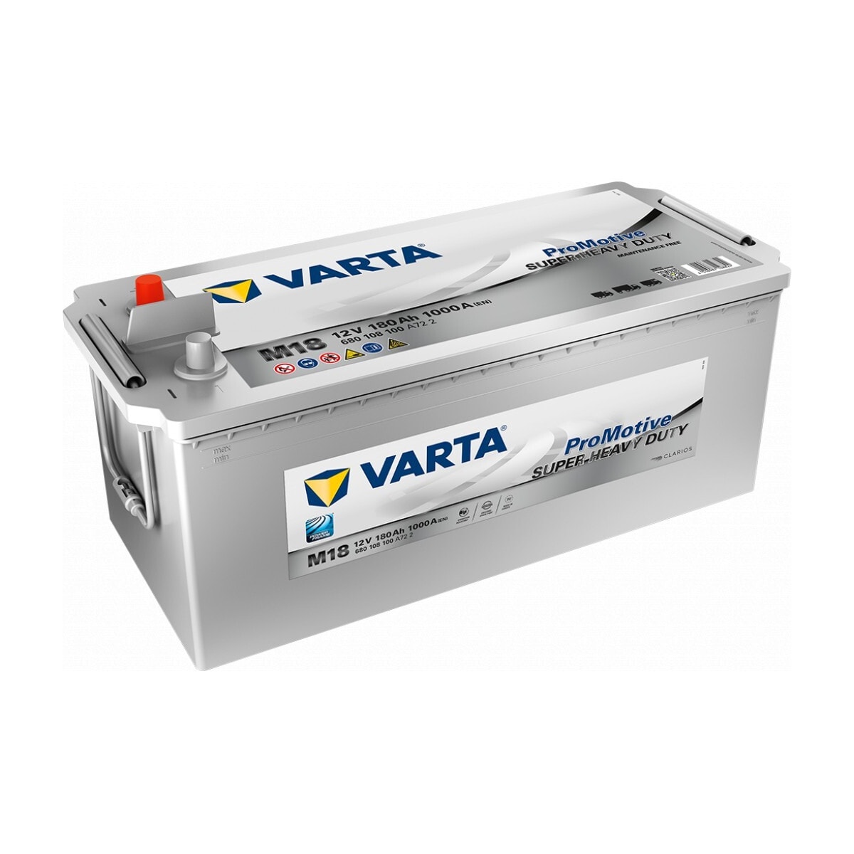 VARTA Startbatteri PRO Motive SHD 12V 180AH 1000CCA (513x223x203/223mm) +venstre M18