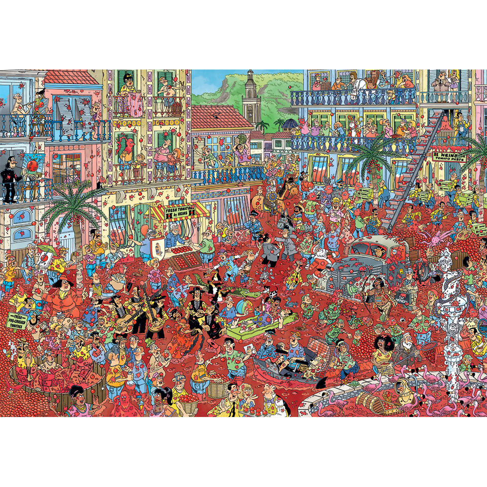 Jumbo Jan van Haasteren puzzel La Tomatina - 1000 stukjes