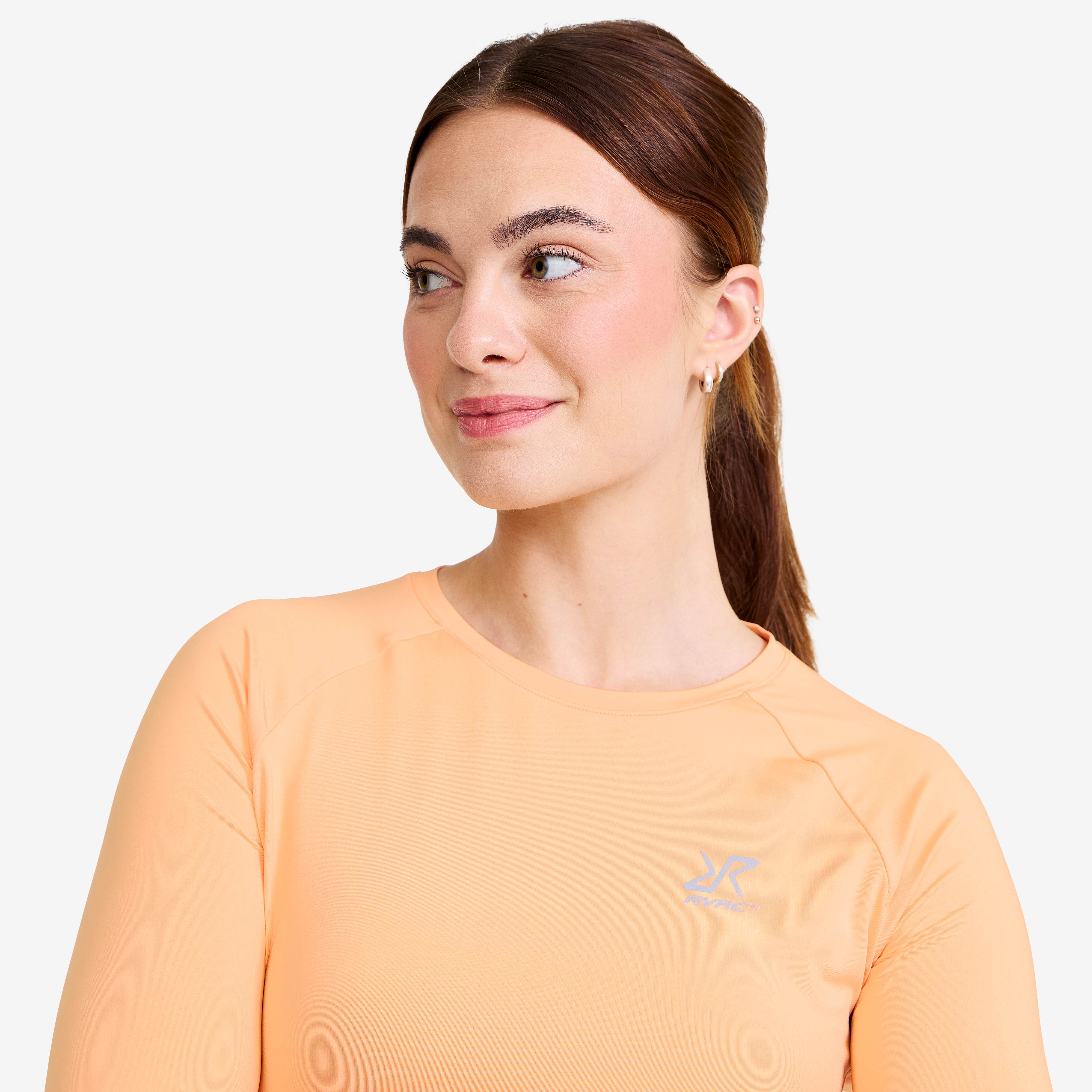 Stride Active Long-sleeved T-shirt Dame Peach Fuzz