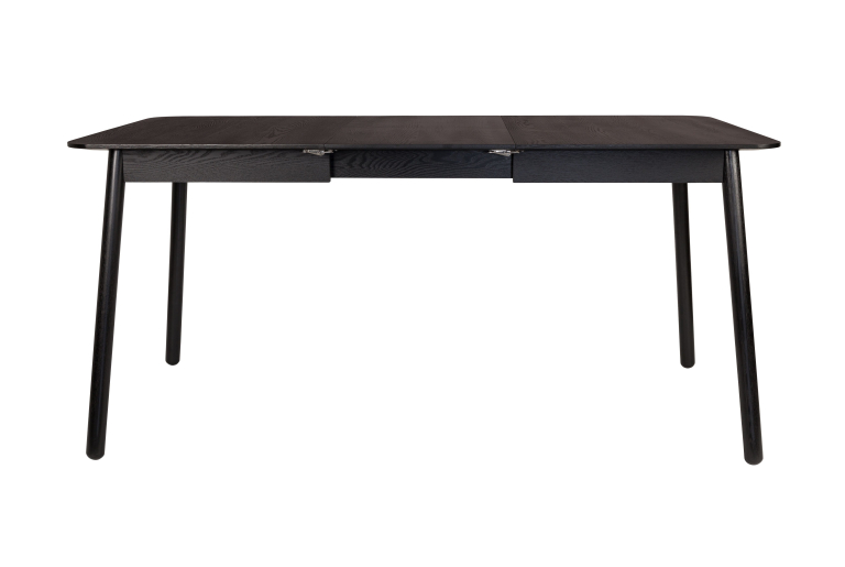 Zuiver Glimps uitschuifbare tafel 120x80 zwart