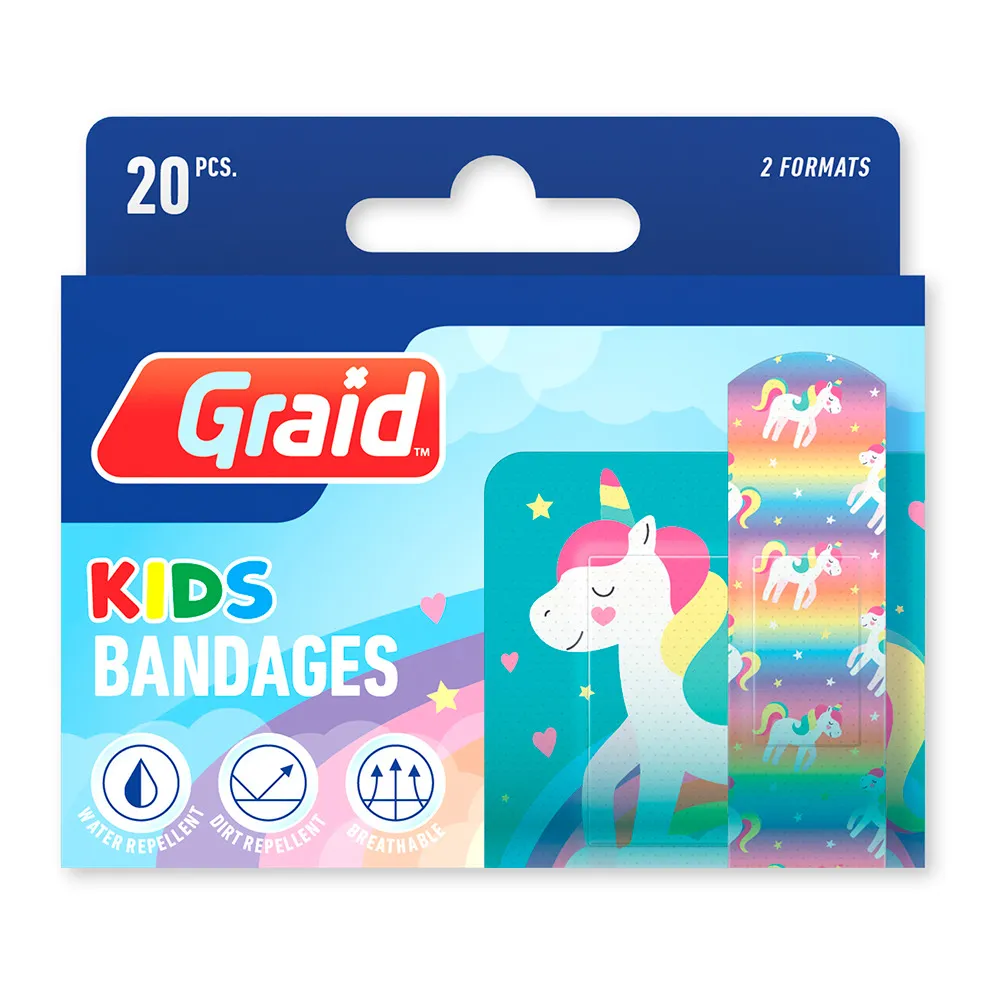 Graid Printed Plaster Kids Unicorn - 1 stk.