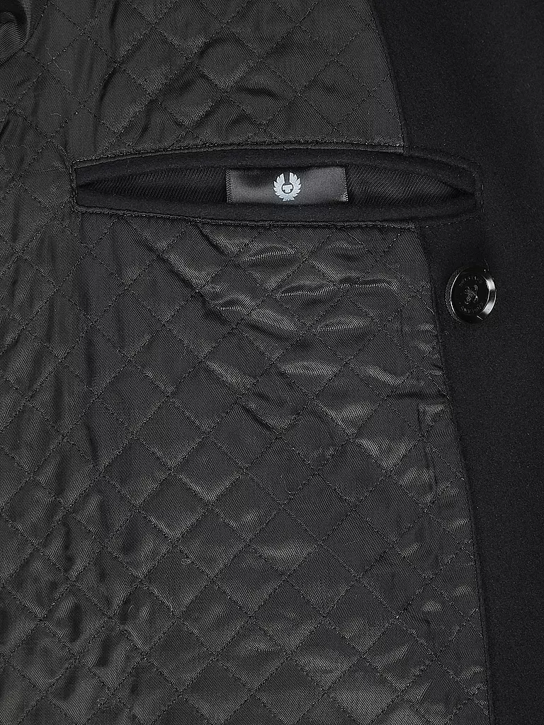BELSTAFF Wollmantel MILFORD LONG COAT blau