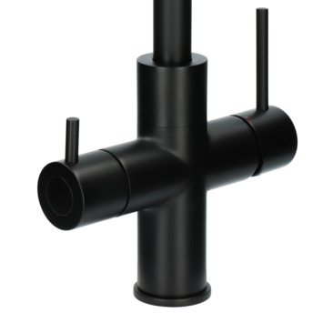 Handson kokendwaterkraan Ace met hendel Zwart incl. kokend water boiler