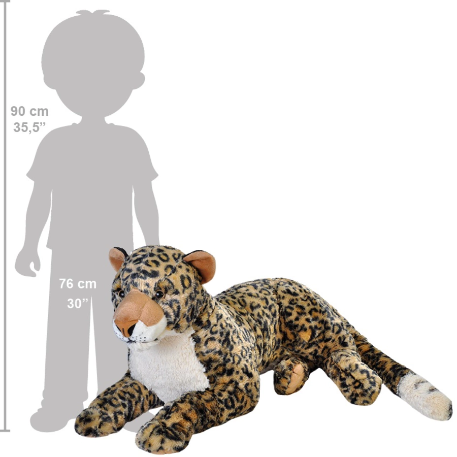 Wild Republic Kuscheltier Cuddlekins Jumbo Afrikanischer Leopard