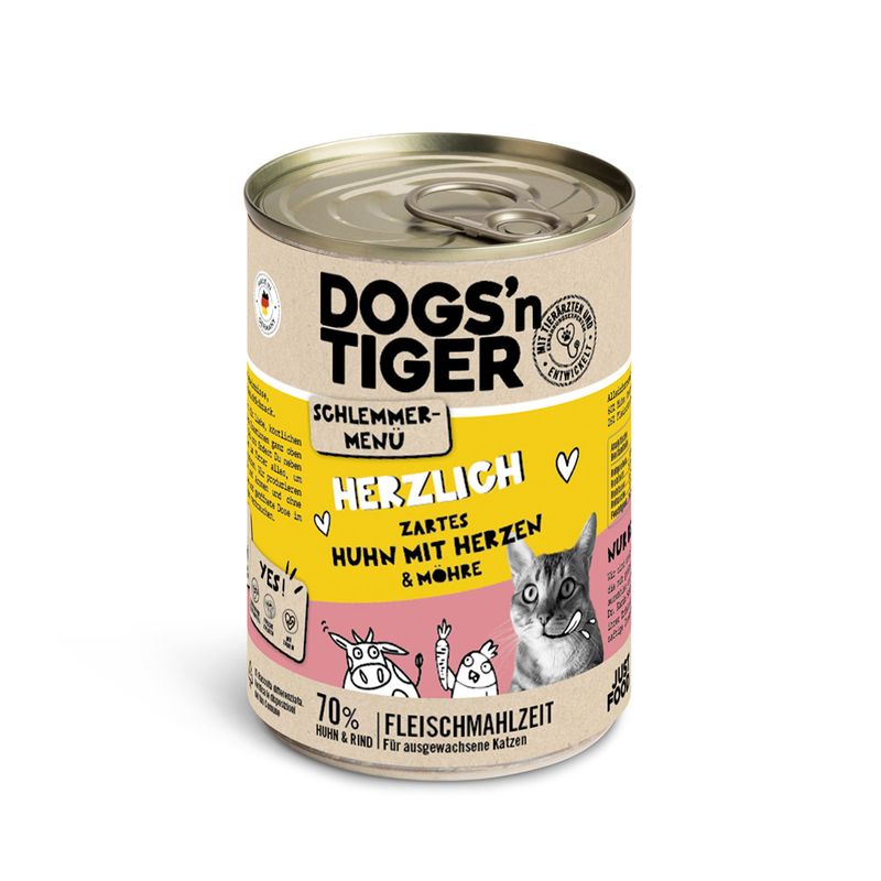 Lot Dogs'n Tiger Menu gourmet 12 x 400 g