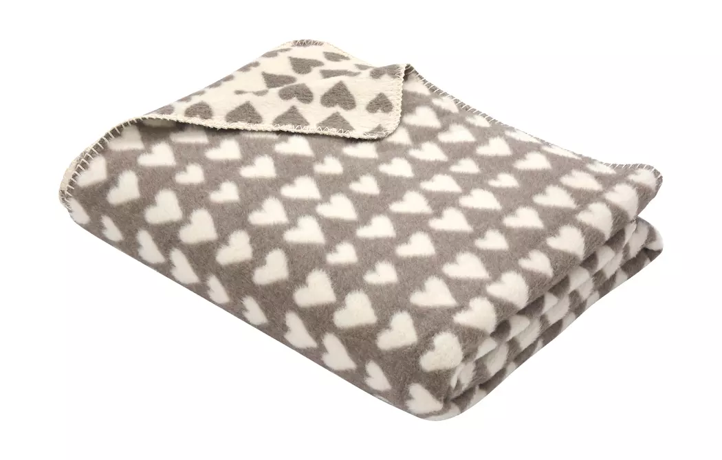 Kuscheldecke Herzerl Überall 150 x 200 cm