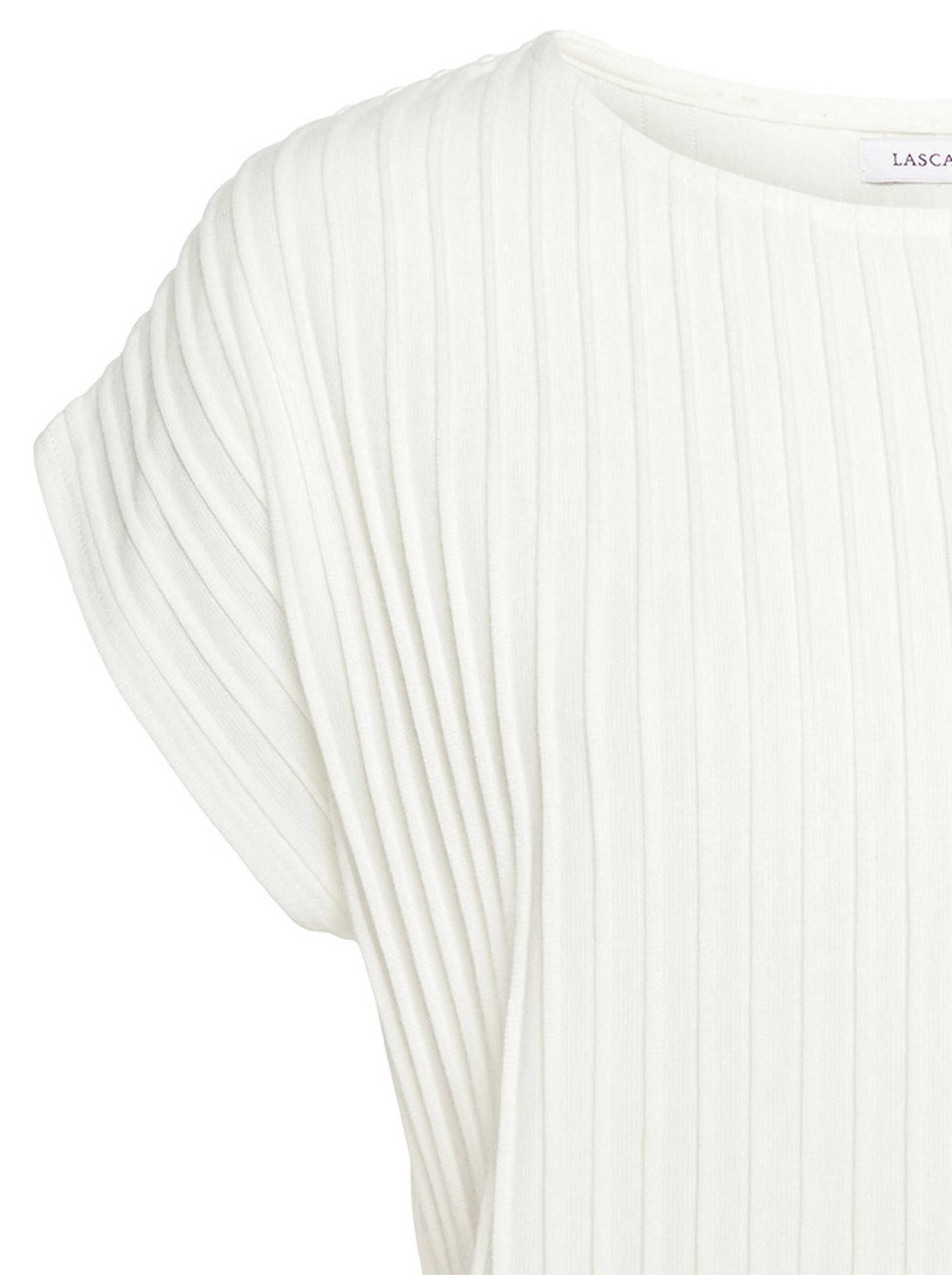 LASCANA Kurzarmshirt in creme