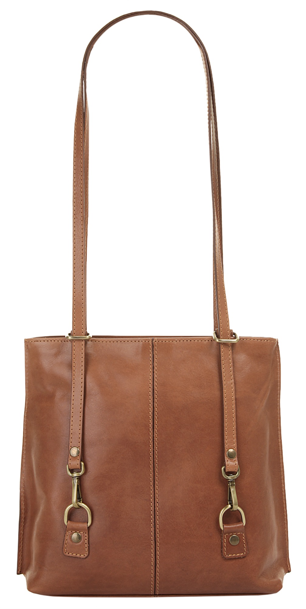 Piké Cityrucksack echt Leder, Made in Italy