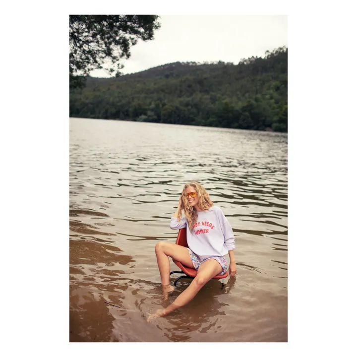 Sisters Department Sweat Julie Coton Bio | Lavande
