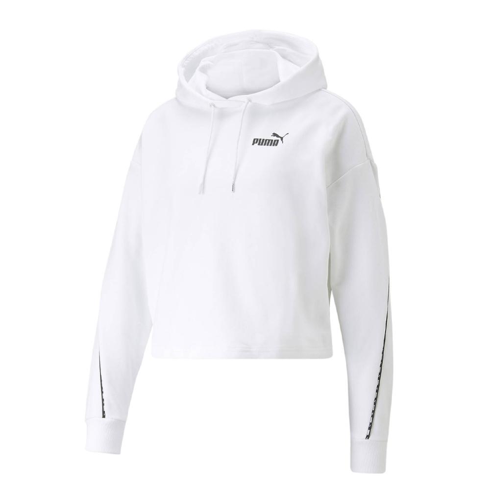 Puma Sweat Blanc Femme Puma Power Tape