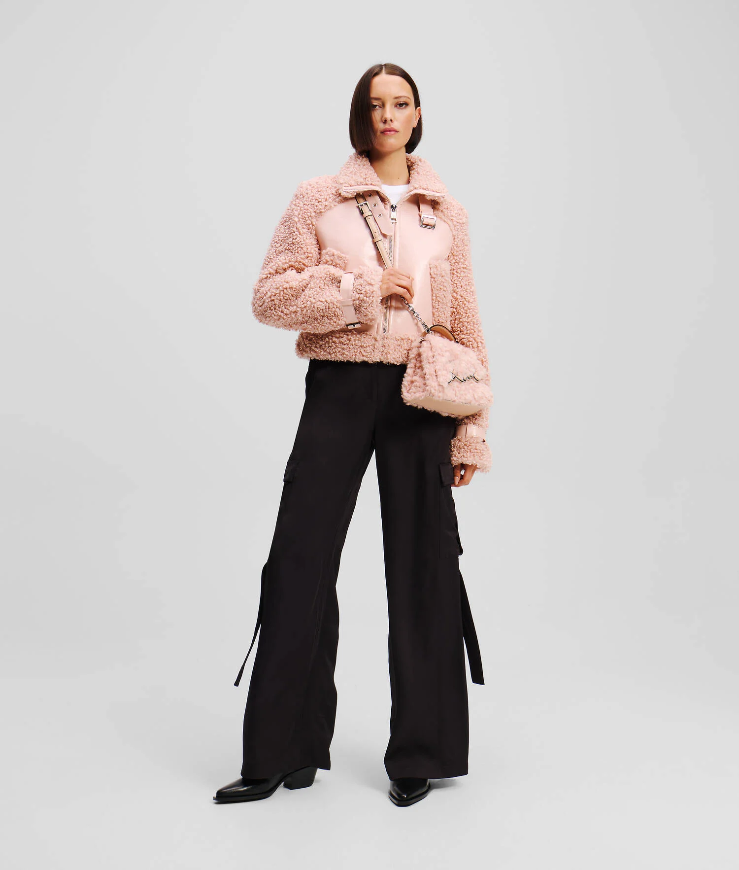 VESTE EN FAUX SHEARLING