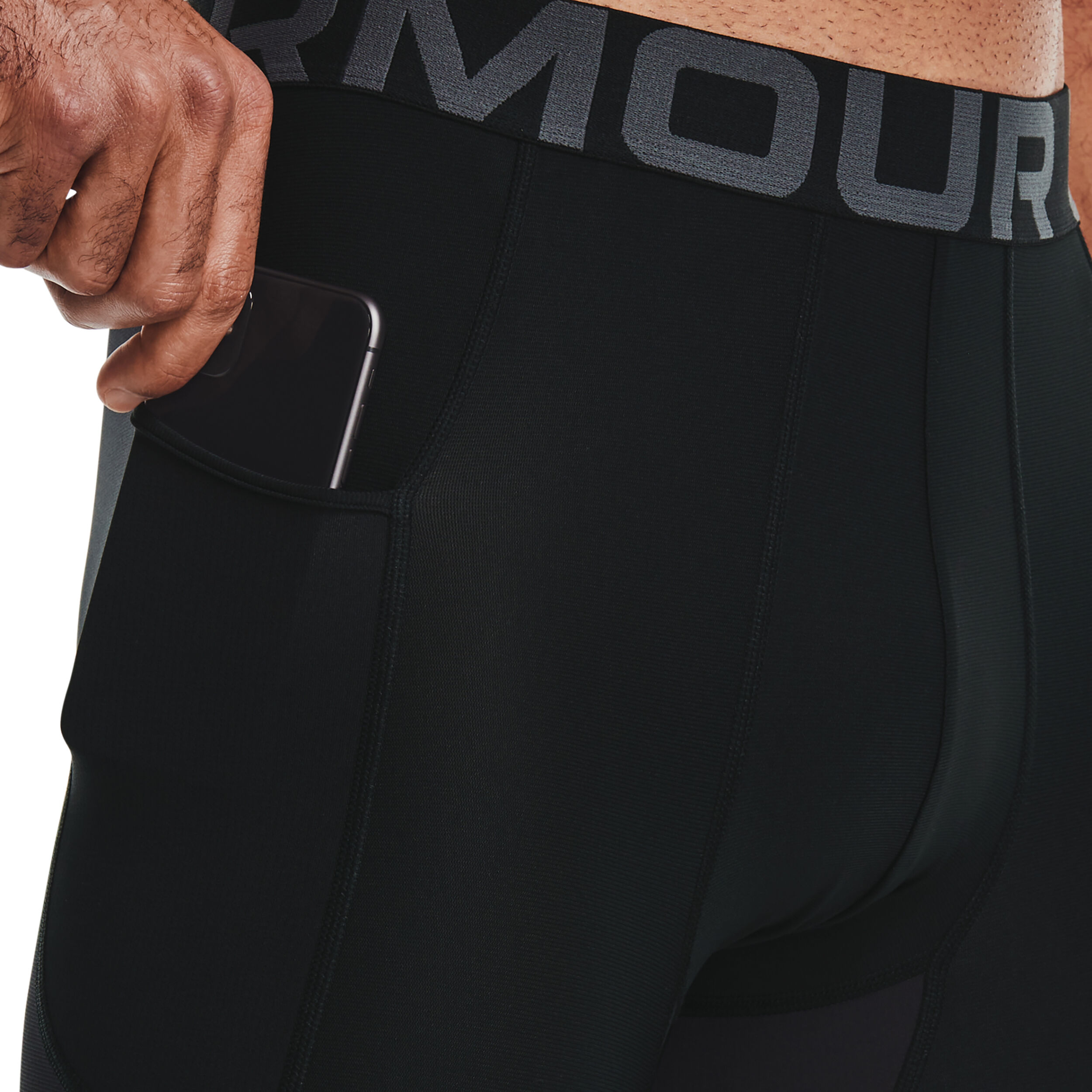Under Armour Heatgear Collant Tight Hommes - Noir , Blanc