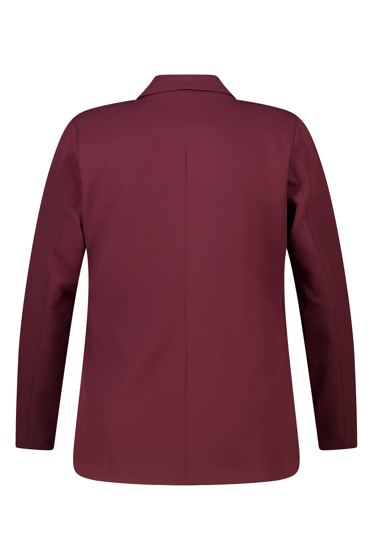 Overslag blazer met strikceintuur Bordeaux