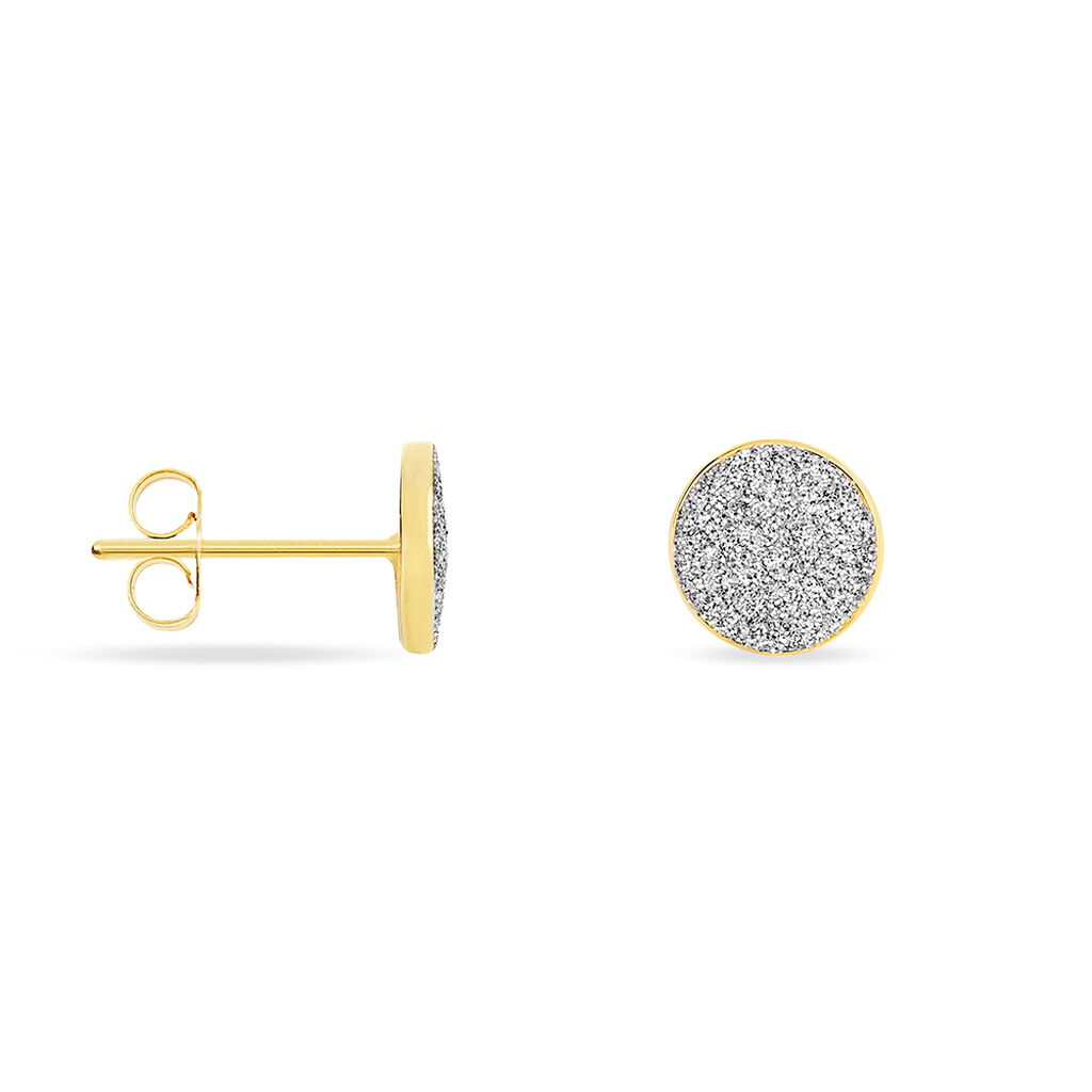 Boucles D'oreilles Puces Eryne Or Jaune