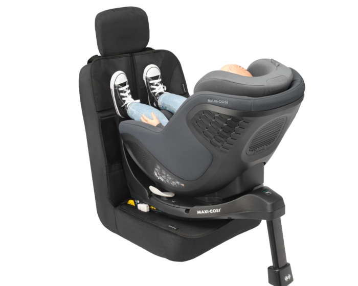 Rücksitzschoner Schützt den Innenraum deines Autos |    Strapazierfähiges Material mit rutschfester Unterseite |    Schnelle Installation |    Groß und mit ISOFIX kompatibel |