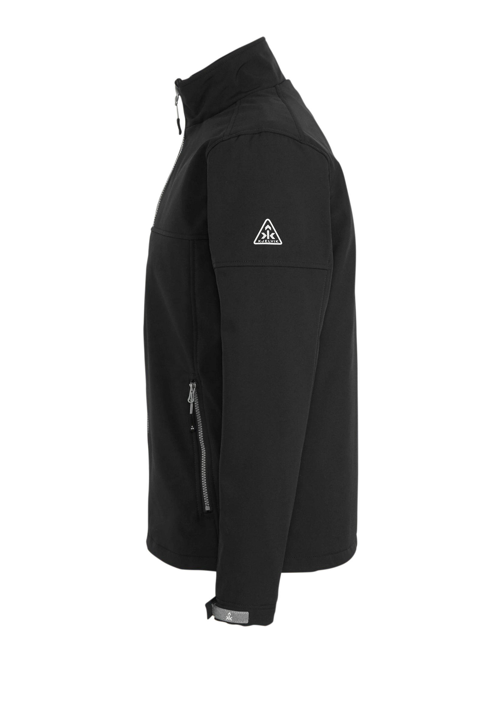 Kjelvik outdoor softshell jack Odense zwart