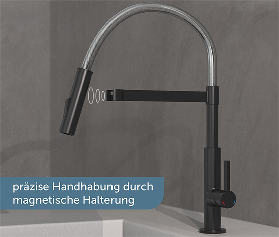 SCHÜTTE-Spiralfeder-Spültischarmatur »Miami«, chrom-schwarz