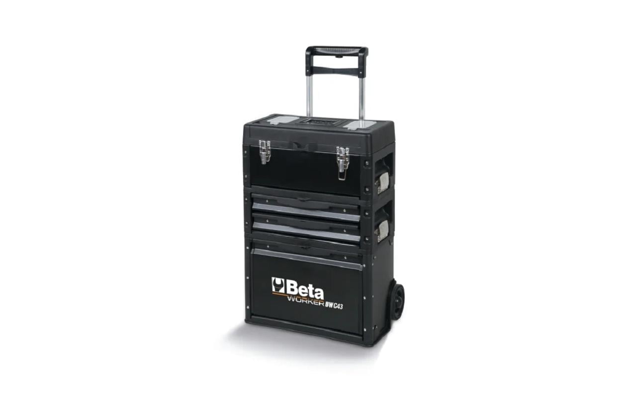 Trolley BW 4300E/21 - BETA 212 -teilig<br>Werkzeugtrolley mit 3 stapelbaren Modulen