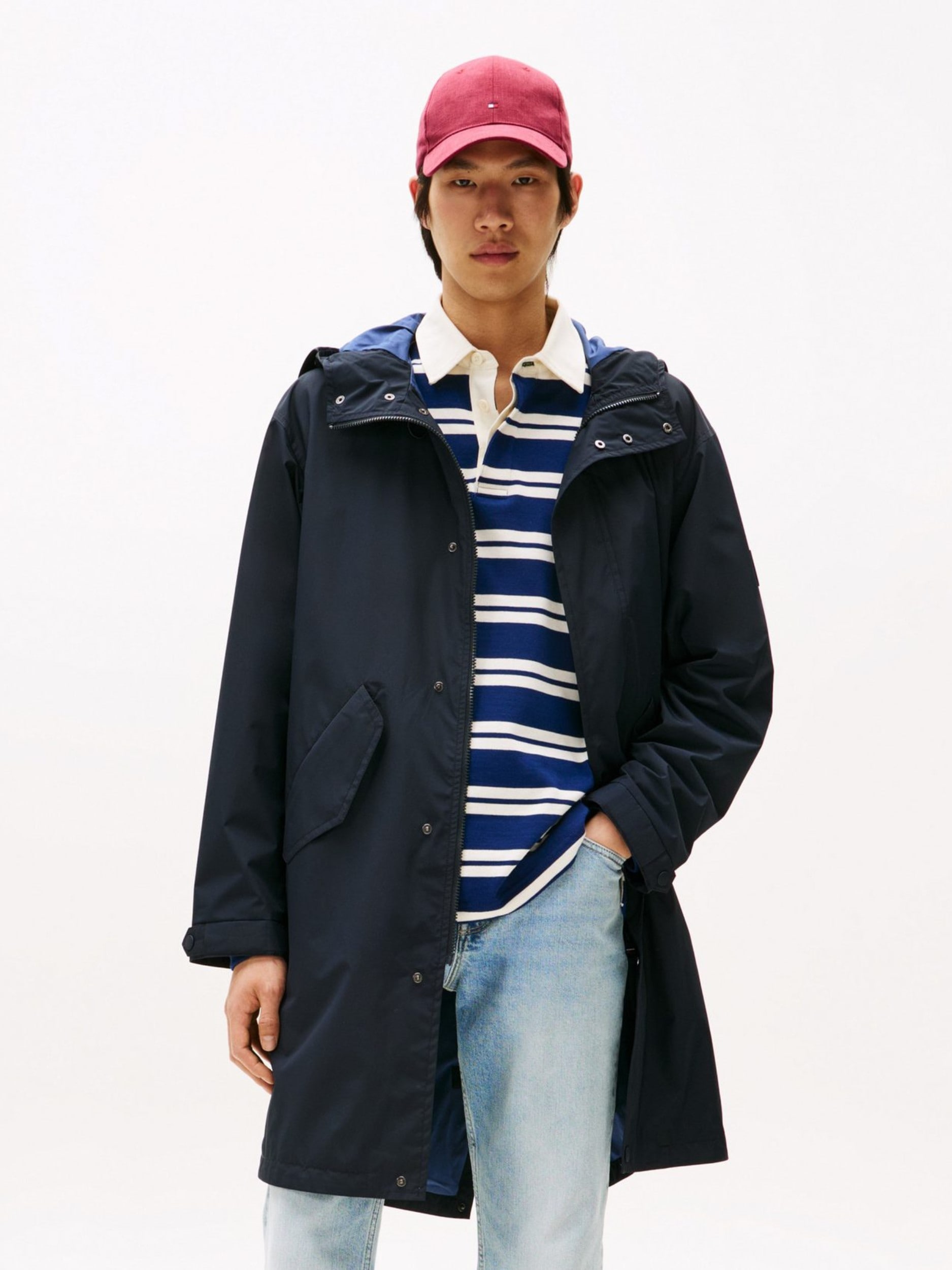 Tommy Hilfiger Parka »PACKABLE PARKA« mit Kapuze Winterjacke, Outdoorjacke oversize, feste Kapuze, wasserabweisend, Reg