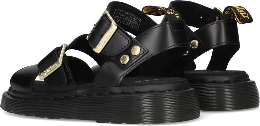 Dr. Martens Platte sandalen Gryphon Strap Sandal Black Atlas
