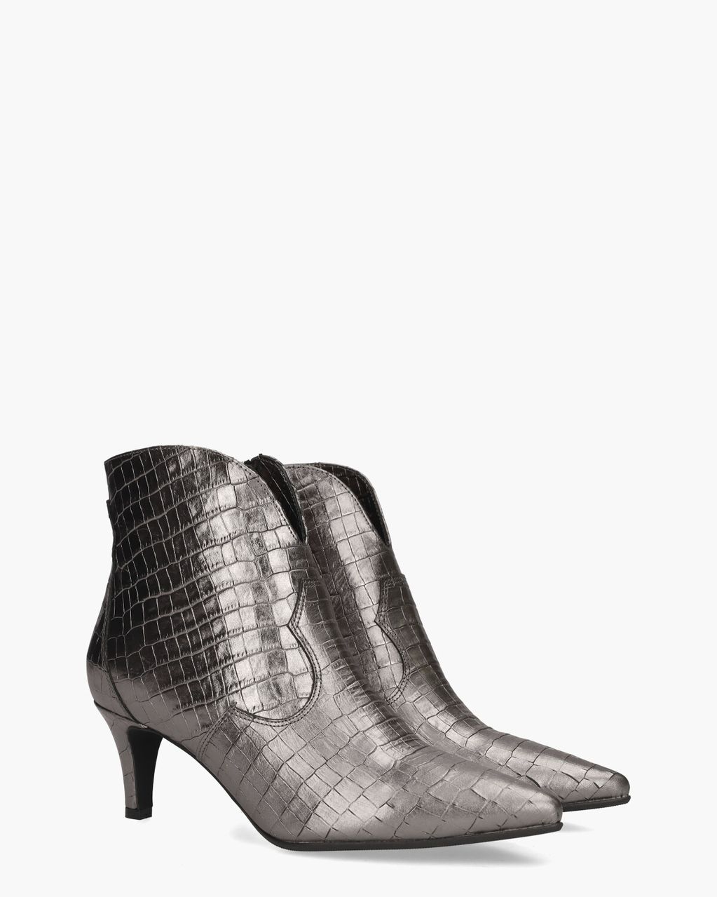 Gioia Evi-4 Zilvergrijs Dames Enkelboots