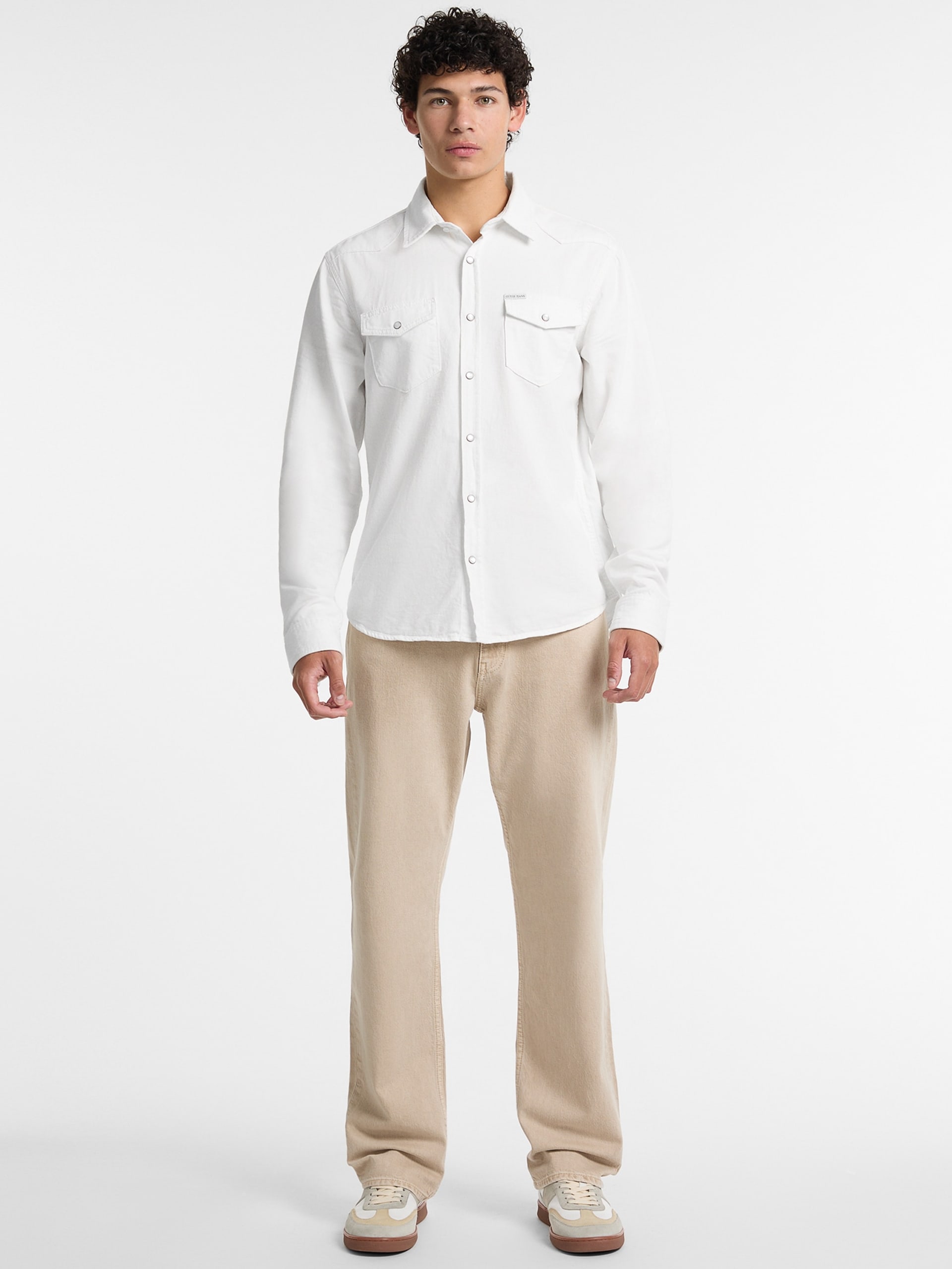 Camisa de sarja jeans