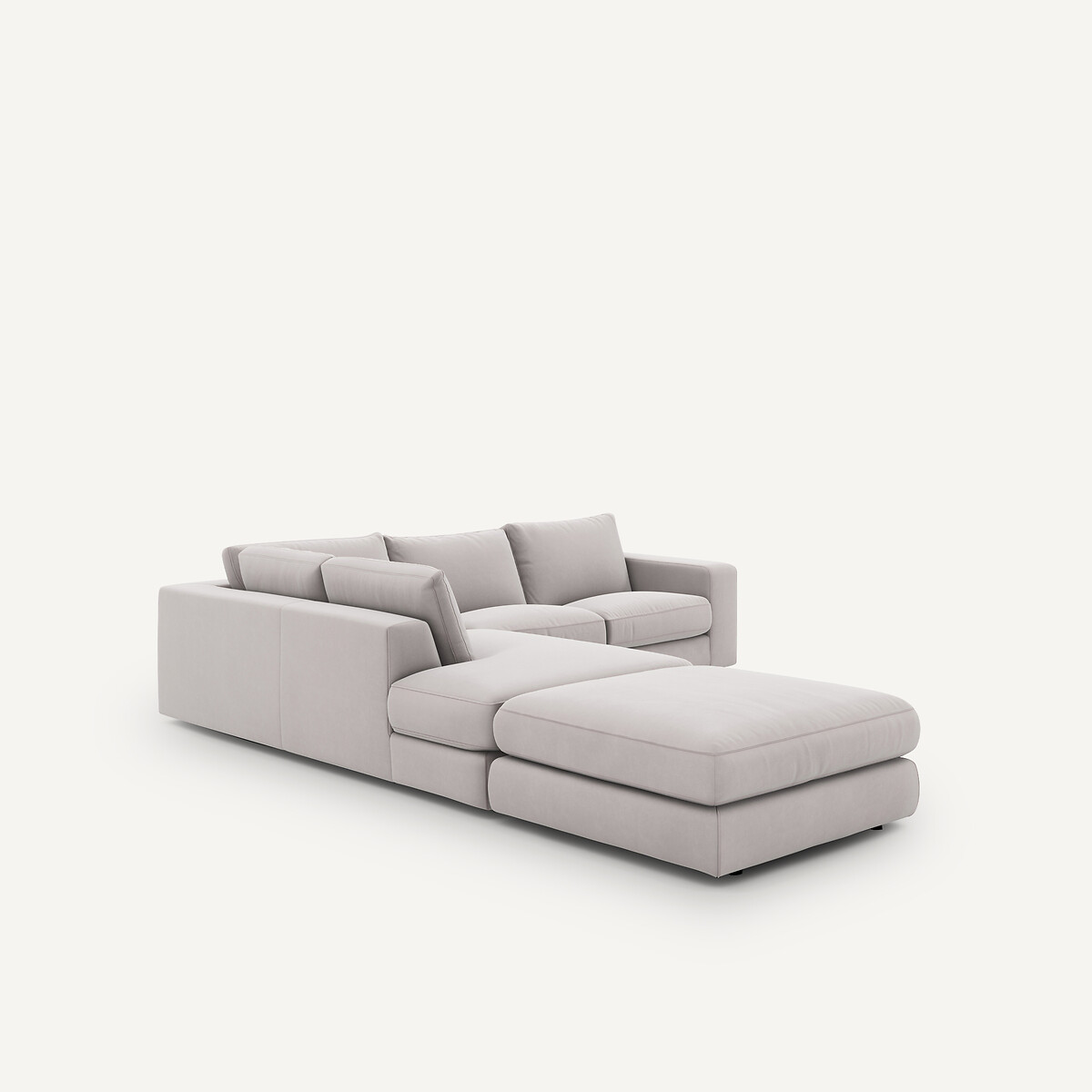AM.PM<br>Sofá de canto de veludo, Skander
