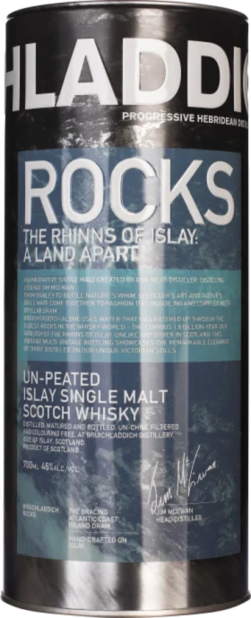 BRUICHLADDICH ROCKS UNPEATED 70CL