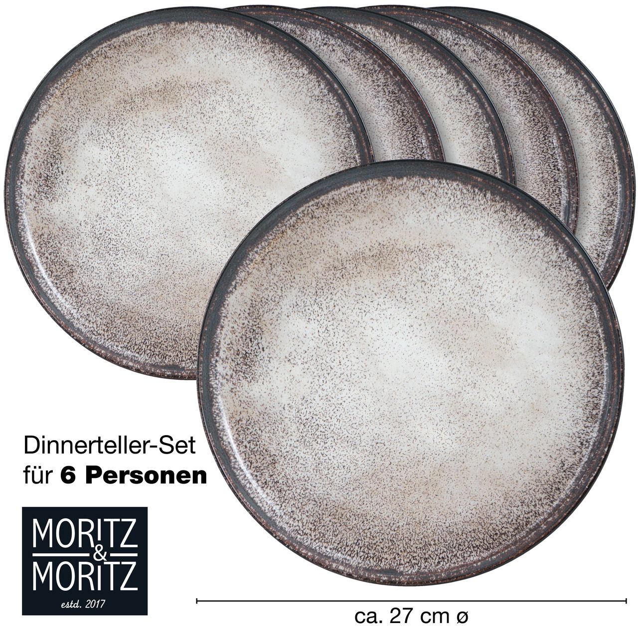 Moritz & Moritz Speiseteller 6-tlg. DIGITAL