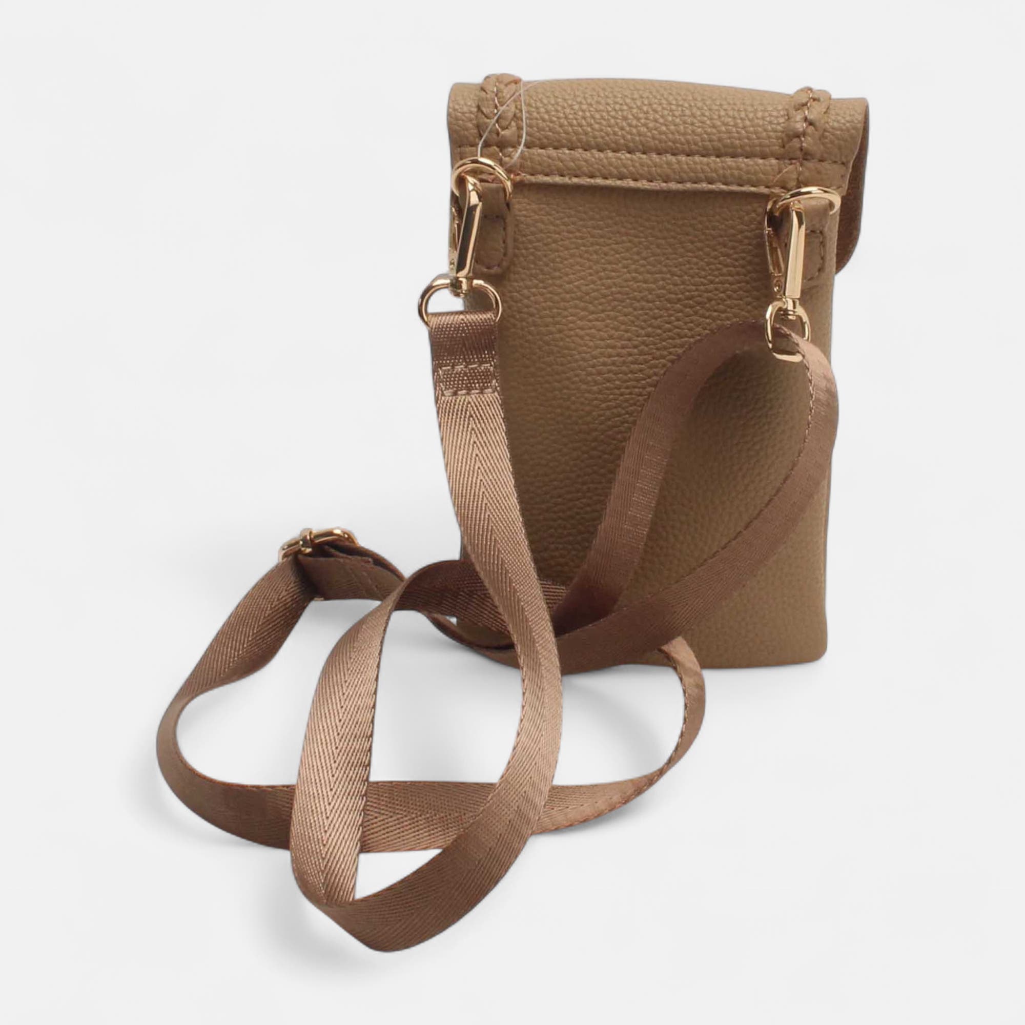 Pochette pour téléphone taupe