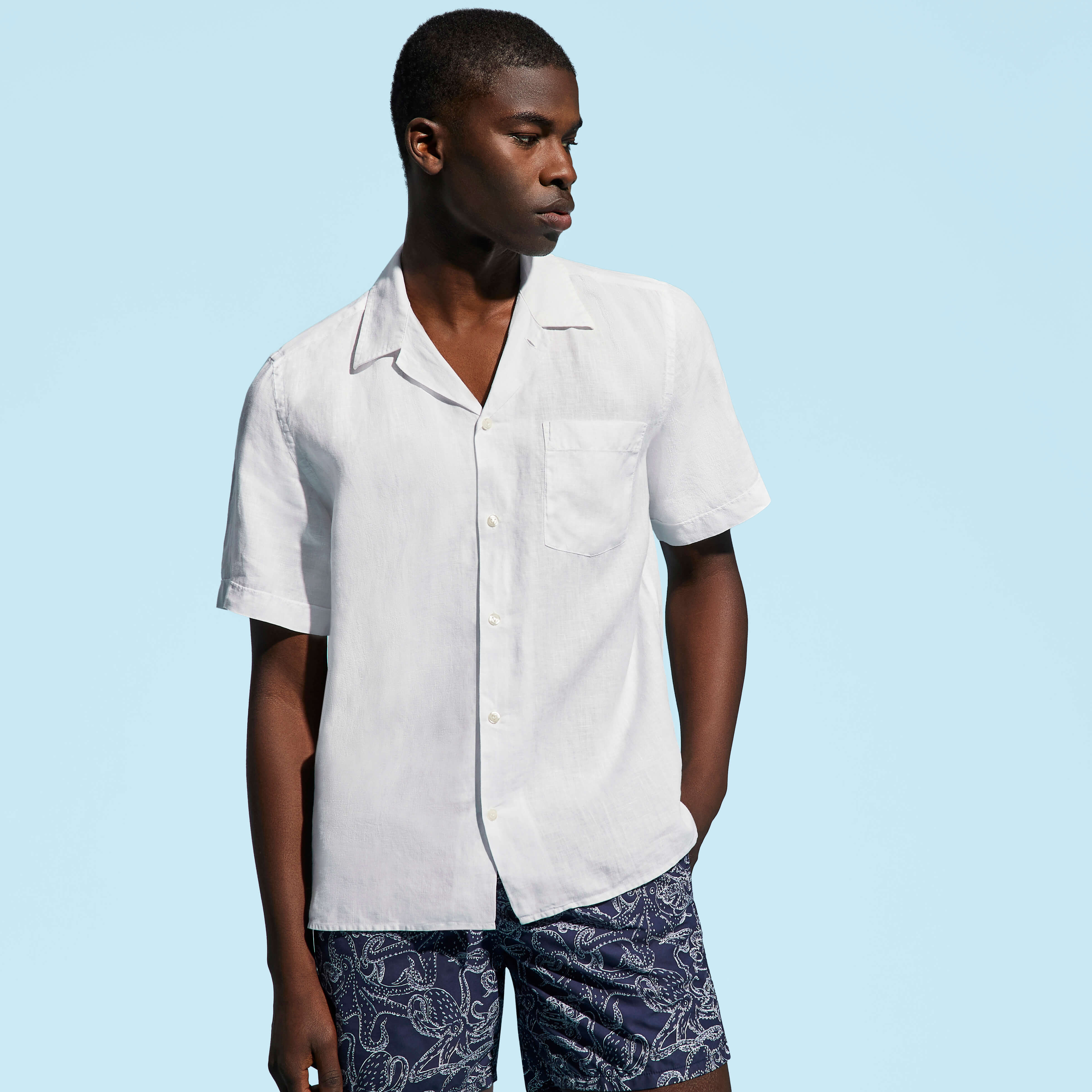 Men Linen Shirt Solid Website | HARH9U10