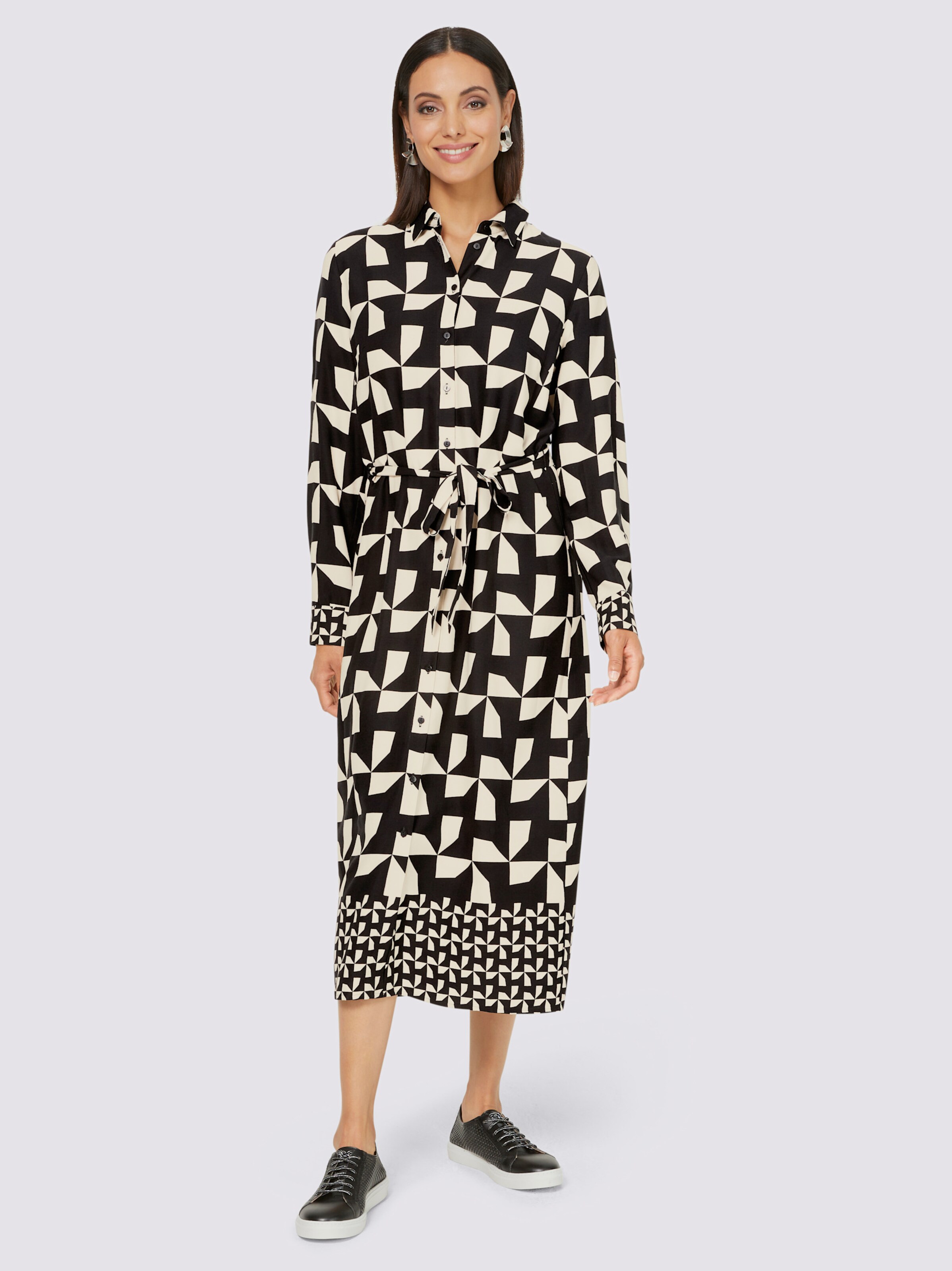 Druck-Kleid